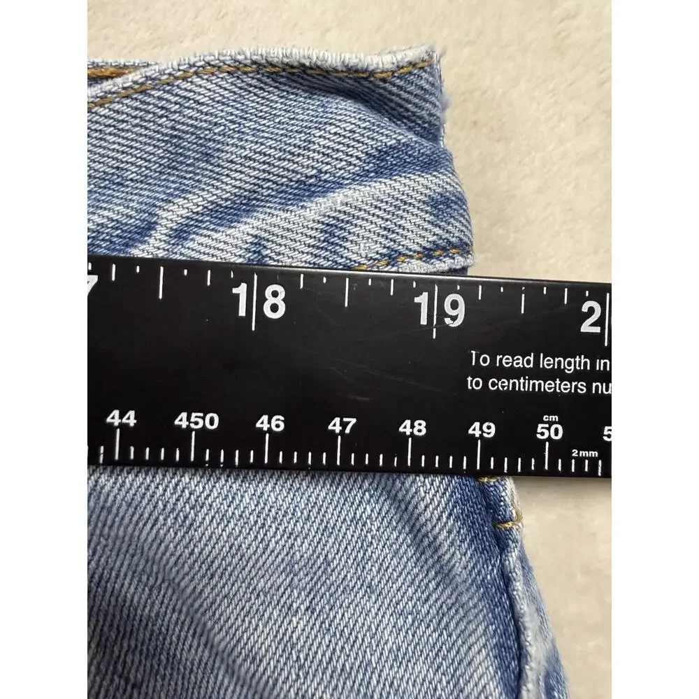 Levis 550 Jeans Mens 40x32 Relaxed Fit Light Wash Blue Denim Cotton